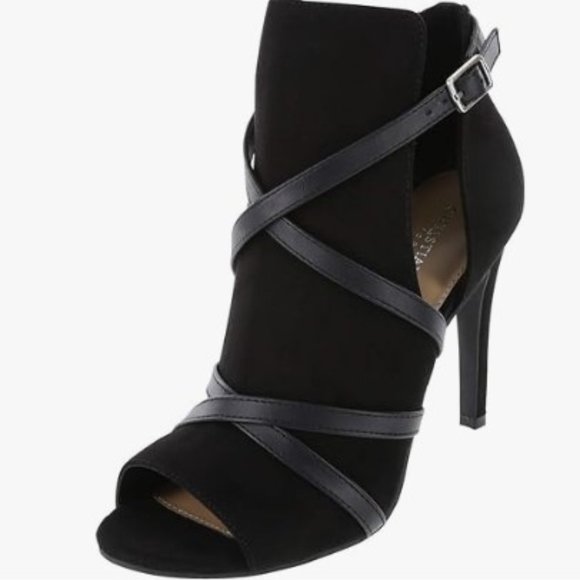 Christian Sariano Black Faux Suede Imma Shootie Bootie Size 9.5 - Picture 13 of 13